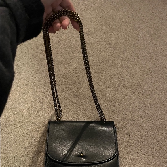 Madewell Black Leather Crossbody Purse - Picture 2 of 4